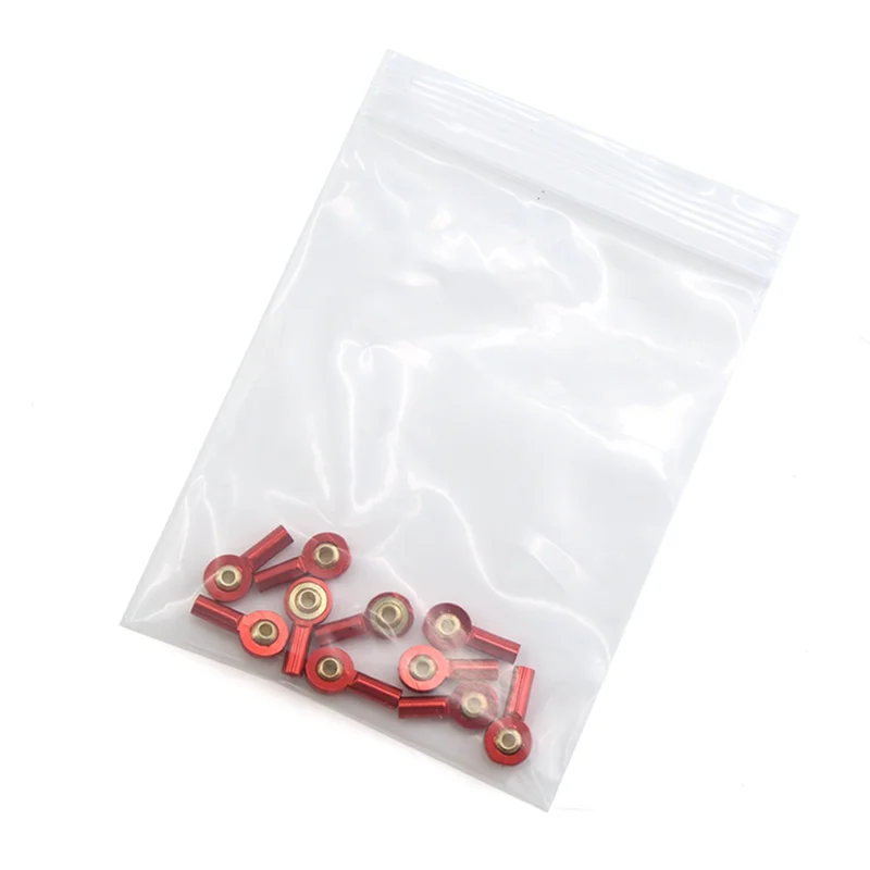 BEDW-10Pcs Metall M2 Link Spurstange Ende Kugelgelenk Schnalle Lenkung Stößel Spurstange Ende Für RC Auto Boot upgrade Teile