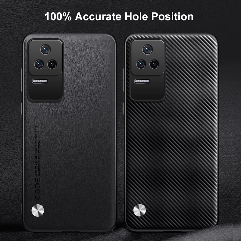 حافظة جلدية فاخرة من البولي يوريثان لهاتف Xiaomi Poco F4 غطاء خلفي من السيليكون غير اللامع مقاوم للصدمات حافظة هاتف حماية كاملة لهاتف Redmi K40S PocoF4