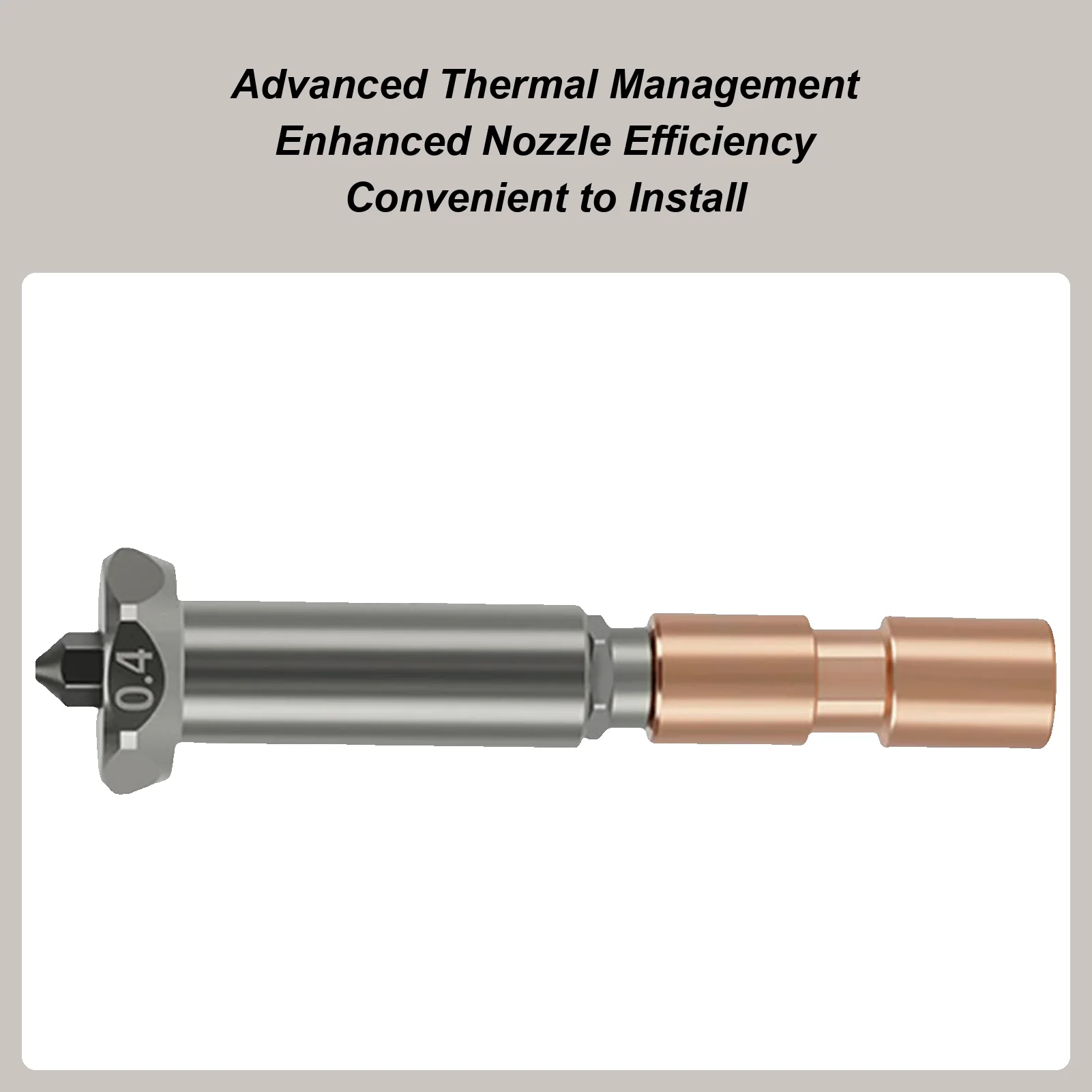 

Насадка Kobra 3 Max для 3D-принтера, нагревательный элемент, аксессуар, высокопрочная насадка для 3D-принтера для домашнего коммерческого моделирования