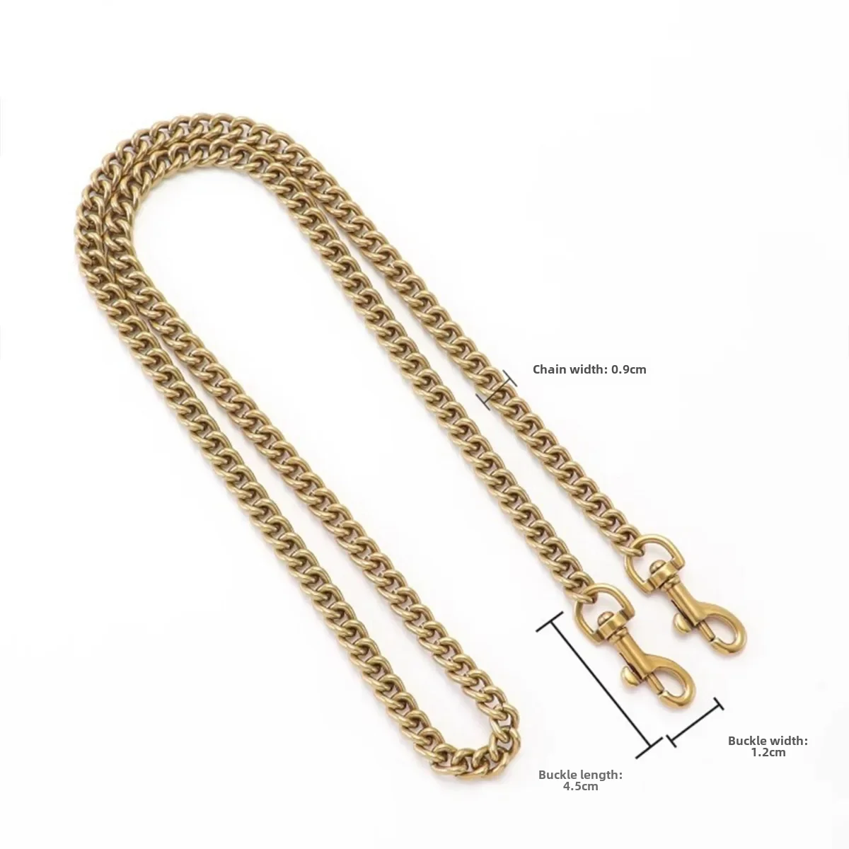 Coac Tabby حقيبة حزام تعديل واحد شراء OEM مخصص تحت الإبط سلسلة معدنية Crossbody حقيبة كتف حزام الملحقات #4