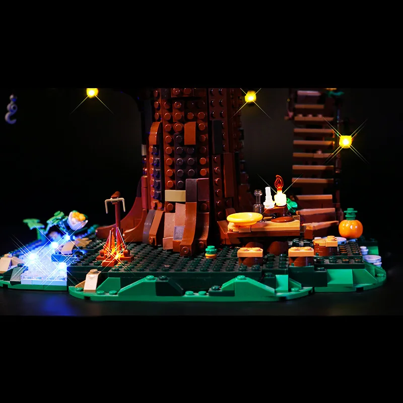 Kit de luz LED para LEGO 21318, casa en el árbol, lámpara de flor de alegre, regalo DIY (no incluye bloques de construcción, Kits de ladrillos, juegos de modelos)