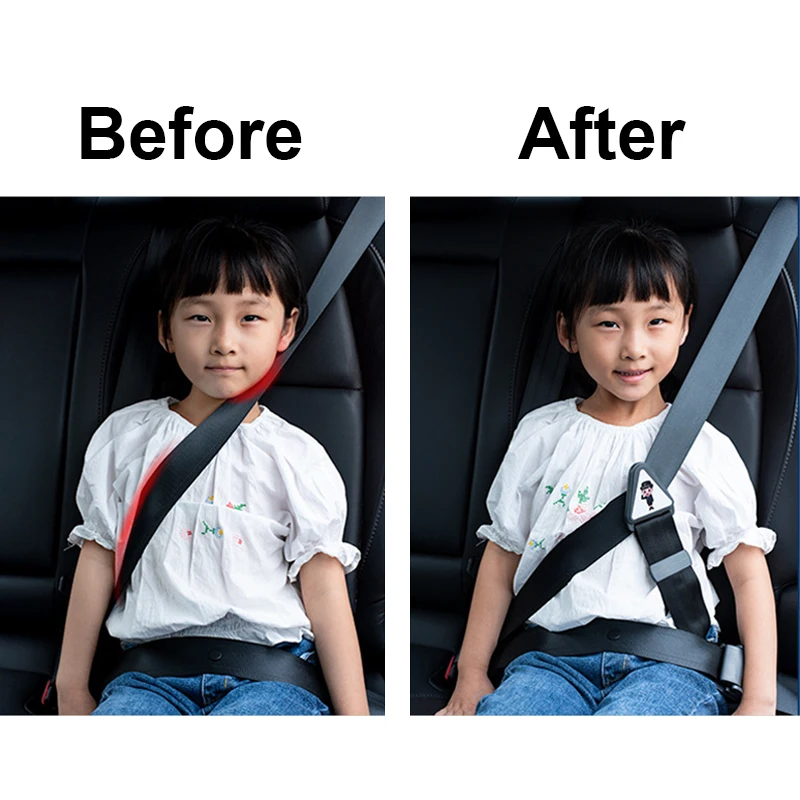 Kids Car Seat Belt Fixing Adjuster Anti-neck Baby Special DIY Seat Assist with Limiter Kids Seat Belt Shoulder Protective Buckle