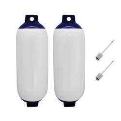 Boat Inflatable Bumper Marine Boat Fender PVC Boat Buoy Yacht Fenders Bumpers UV Protection Ribbed Bumper Boat Accessories