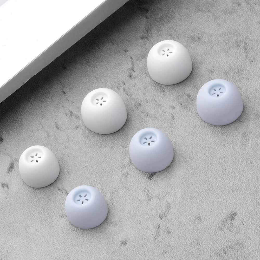 6Pcs auricolari in Silicone per Redmi Buds4 TWS auricolari per Xiaomi Buds 4 punte per auricolari con schermo filtrante tappi per le orecchie morbidi 4-5mm