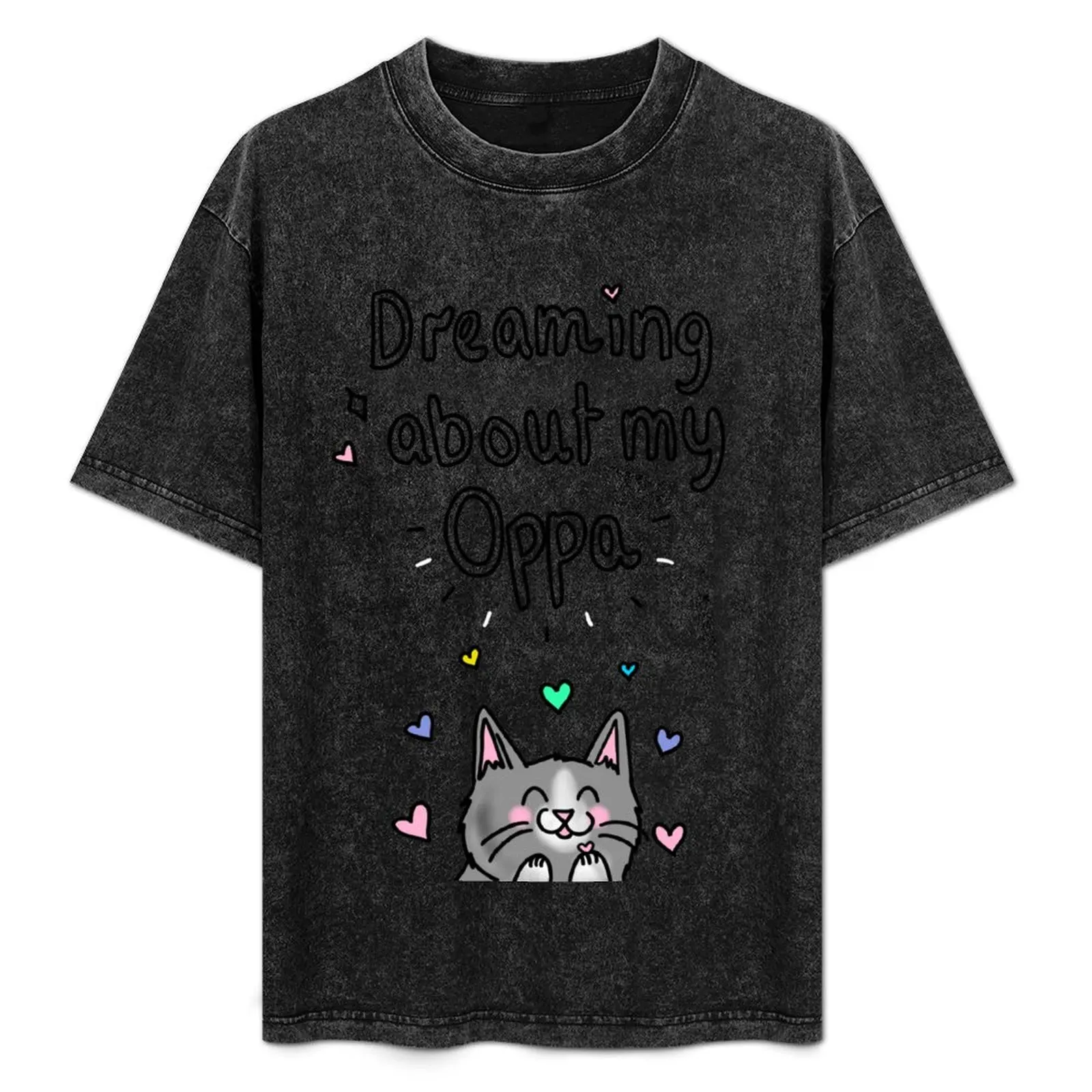 

Dreaming about my Oppa - Colour version T-Shirt Anti-Perspiration Workout Top