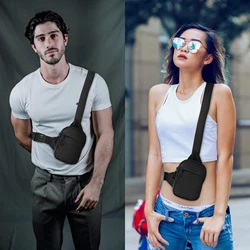 Bolso de pecho deportivo para hombre, ultrapequeña bandolera para teléfono móvil, bolso de cintura multifunción