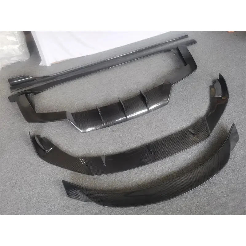 

Carbon Fiber Front Lip, Rear Spoiler & Side Skirts Body Kit For Ghibli 2014-2018