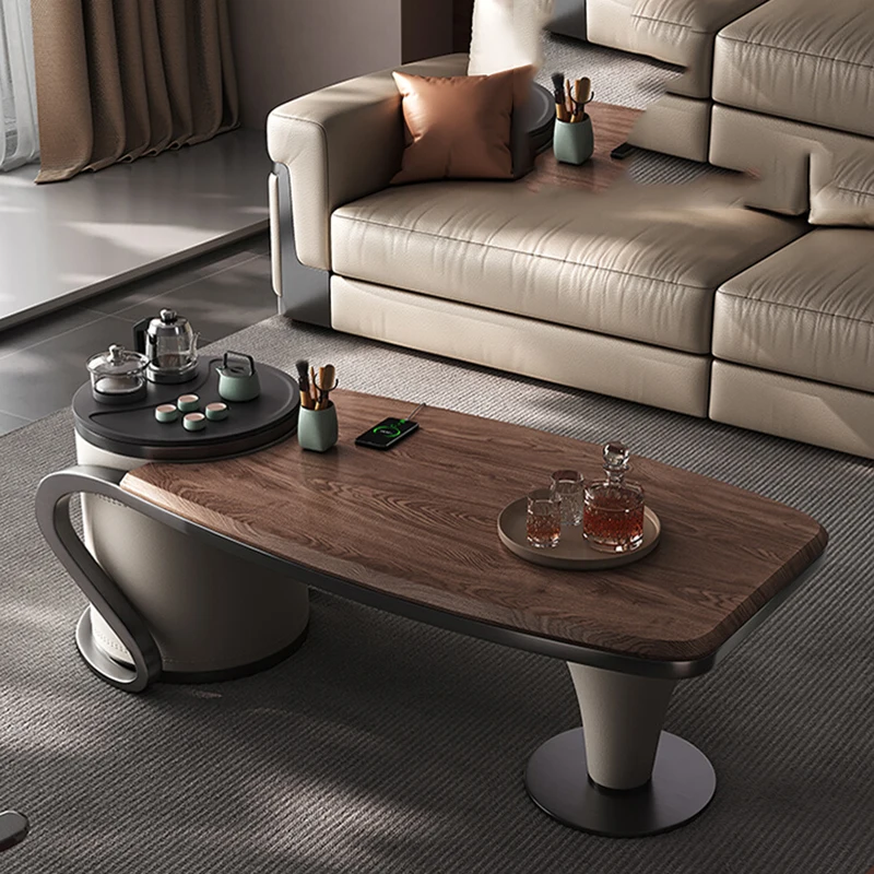 

Antique Wood Coffee Table Designer Aesthetic Minimalist Luxury Coffee Table Modern Decoration Couchtisch Chinese Style Furniture