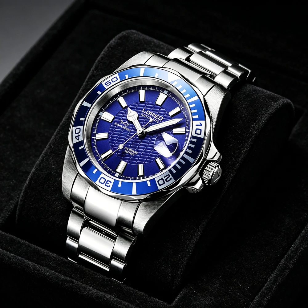 Waterproof Diving Watch - LOREO Diving Series Automatic Mechanical Watch