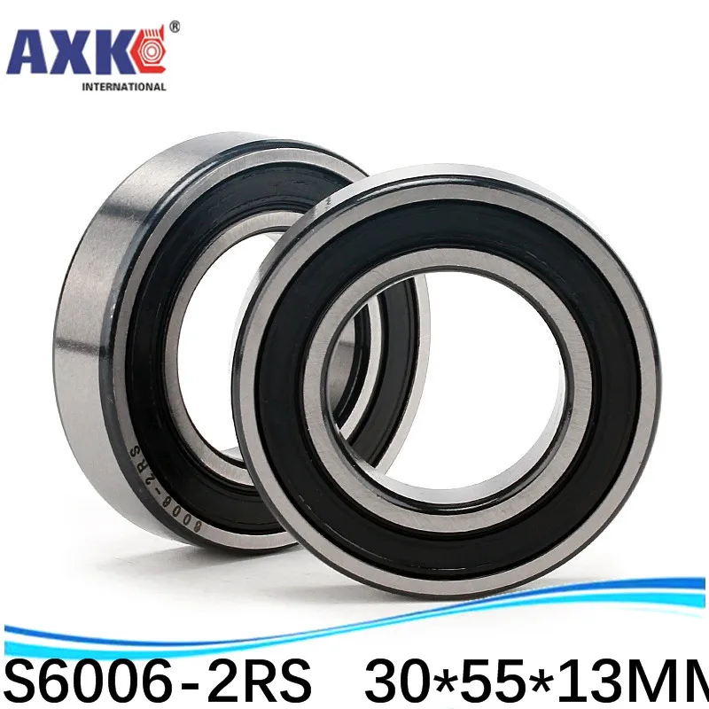 Bearings Free Shipping SUS440C Environmental Corrosion Resistant Stainless Steel 2pcs Deeo Groove Ball Bearing Inch Bearing AXK