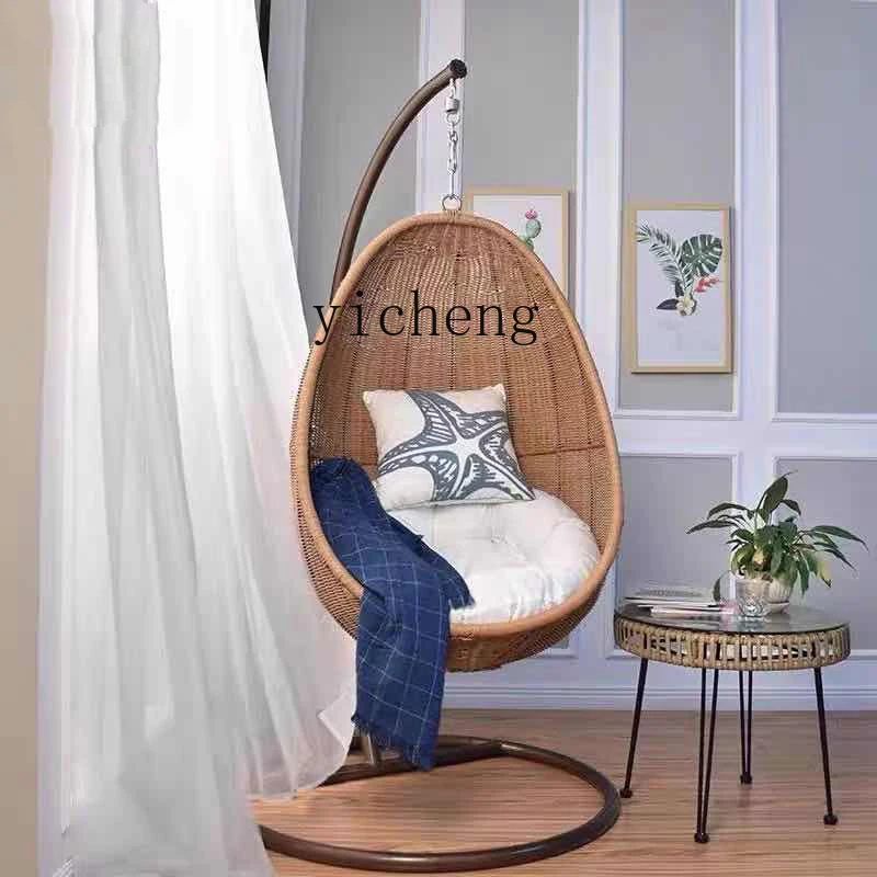 TQH Indoor Household Hanging Basket Homestay Swing Bedroom Balcony Single Hanging Chair Patio Swing