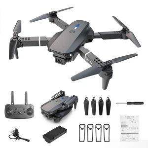 Professionelle Mini -Fernbedienungsdrohne, Faltquadcopter, RC -Hubschrauber, Kinderspielzeuggeschenk, 4K HD -Luftkamera, WLAN FPV, E88 12 Hauptverkaufsdrohne 3 km entfernt - №8
