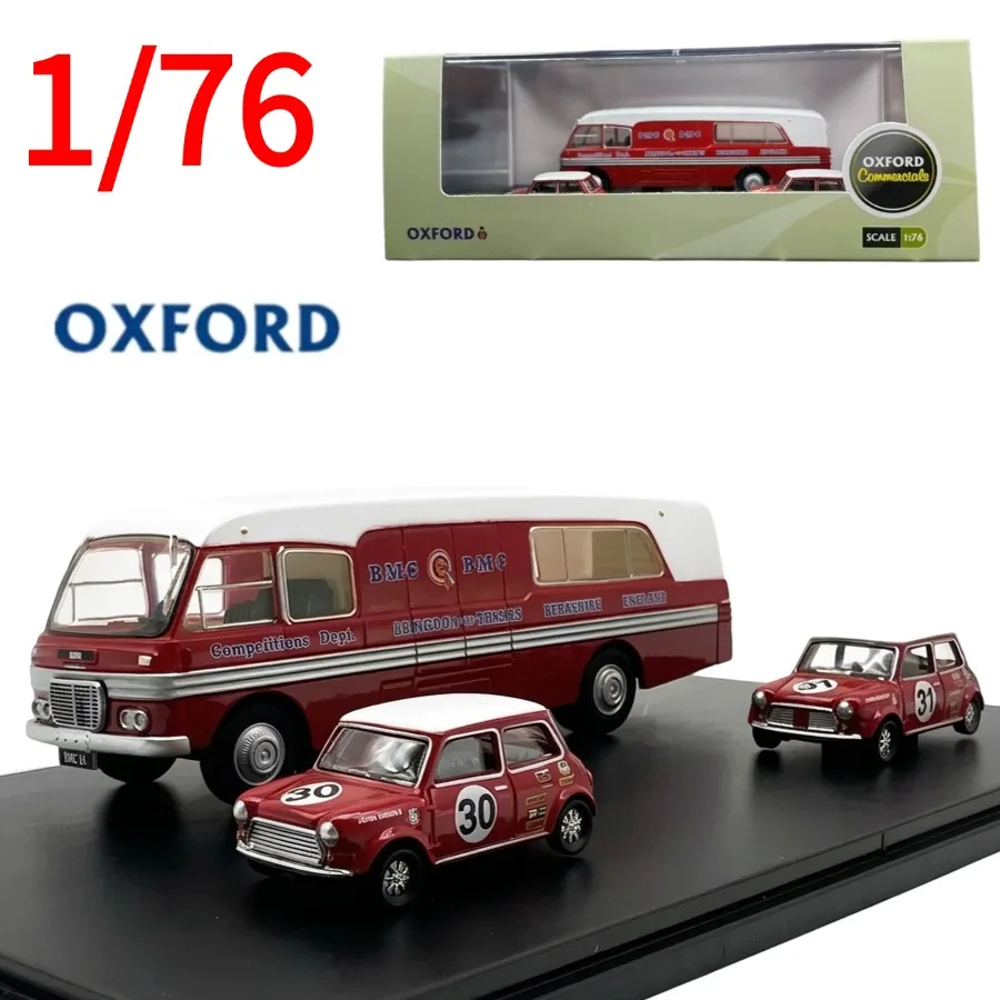 OXFORD Diecast 1:76 BMC Mini Competition Set Car Model BMC Play Vehicles Collectible Model Cars Toys for Boys Gift