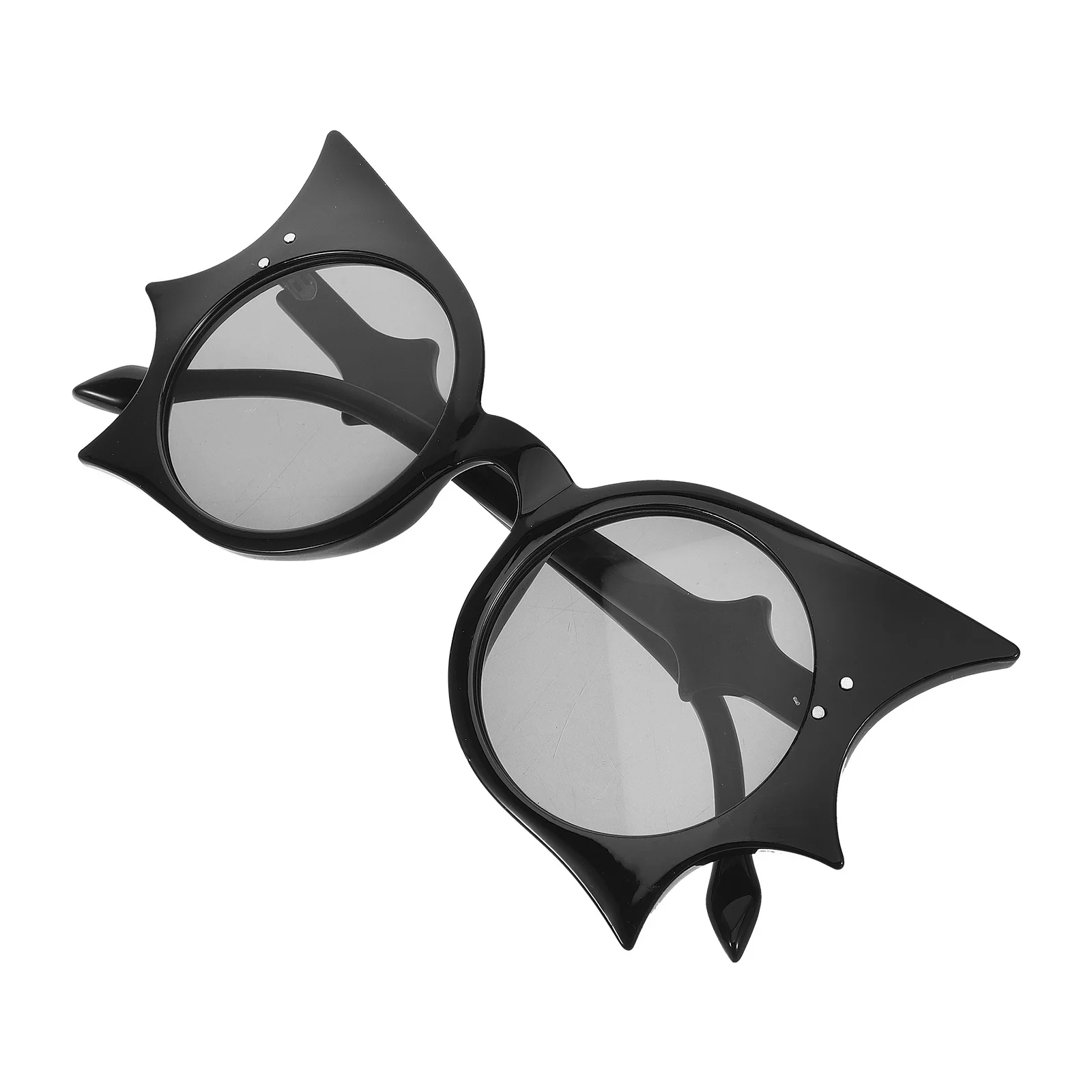 

1Pair Halloween Sunglasses Bat Shaped Plastic Party Glasses for Birthday Wacky Party Photo Props Lightweight Portable Eyewear