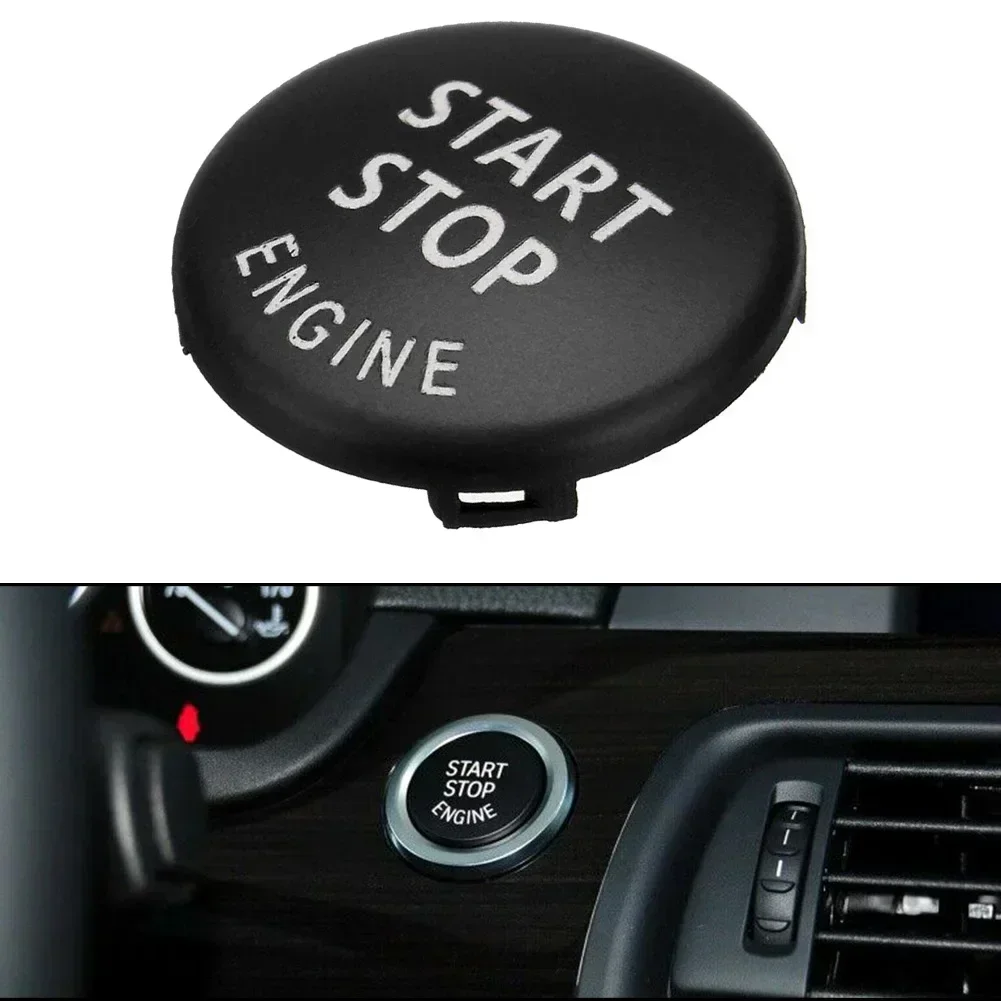 Car Start Stop Engine Button Switch Cover Fit For -BMW E70 X6 E71 E84 X3 E83 Black Auto Styling Replacement Accessories