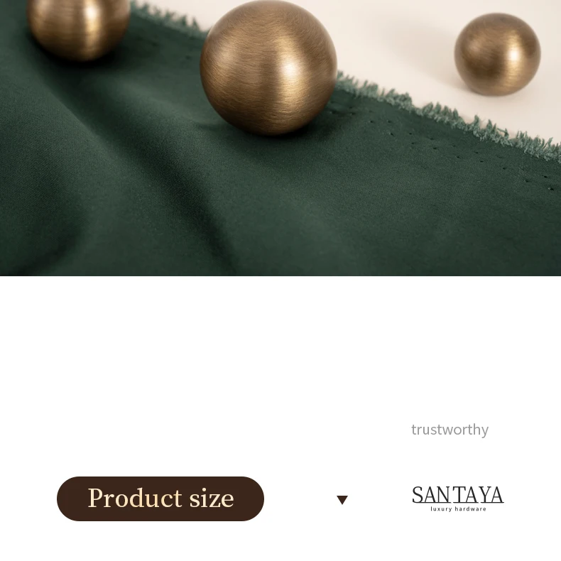 Round antique brushed brass cabinet knob — supplier illustration 20
