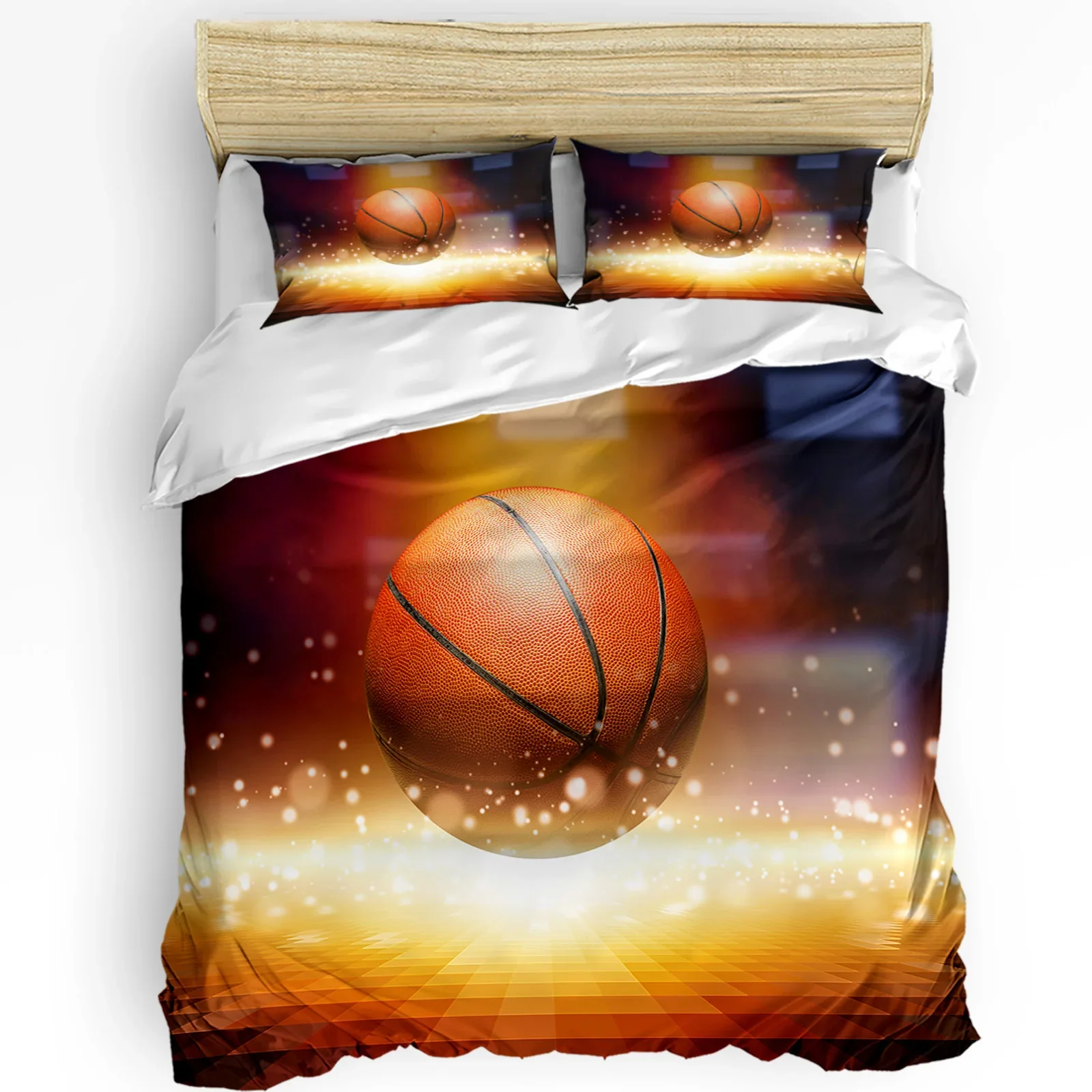 

Flame Basketball Ball Box Printed Comfort Duvet Cover Pillow Case Home Textile Quilt Cover Boy Kid Teen Girl 3pcs Bedding Set