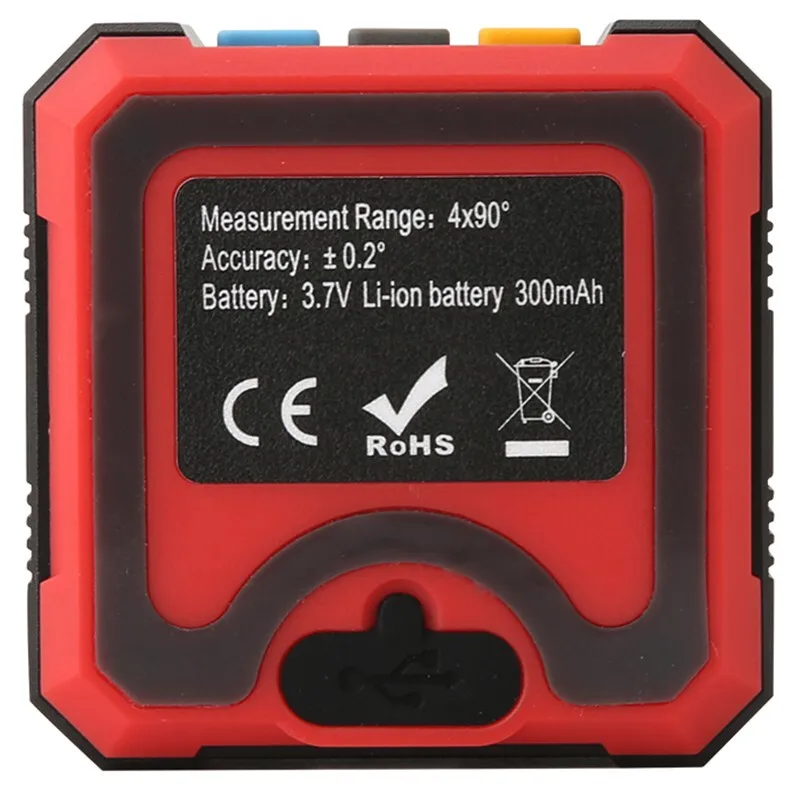 UNI-T LM320A LM320B Electronic Angle Meter Digital Protractor Magnetic Inclinometer Angle Tester Bevel Box Backlight