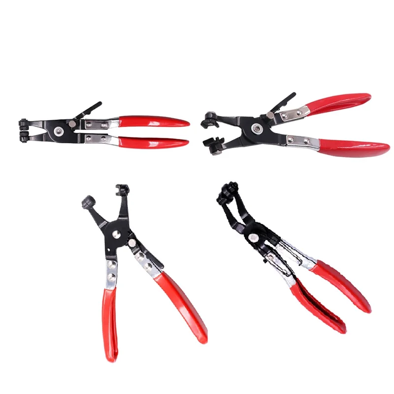 

Classic-4Pcs Car Hose Clamp Pliers Water Pipe Removal Tool Auto Repair Removal Tool For Fuel Coolant Hose Pipe Clip Buckle Clamp