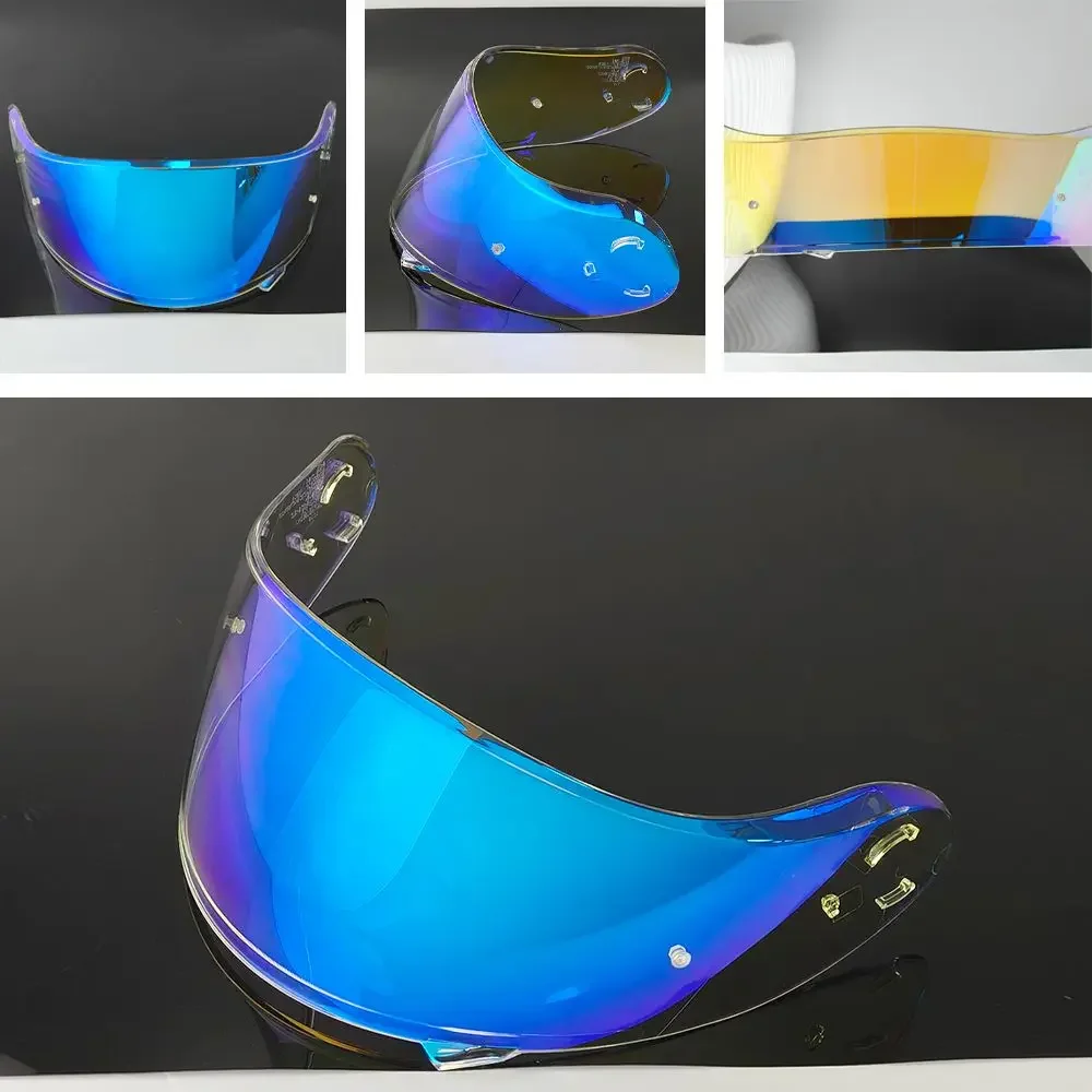 

Neotec 2 CNS-3 Full Face Helmet Visor Lens Case for Shoei Neotec 2 II Anti Fog Silver Revo Red Visor Day and Night Universal Use