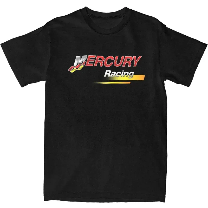

Футболка Mercury Racing для мужчин и женщин, новинка, футболки, хлопковая одежда с графическим принтом