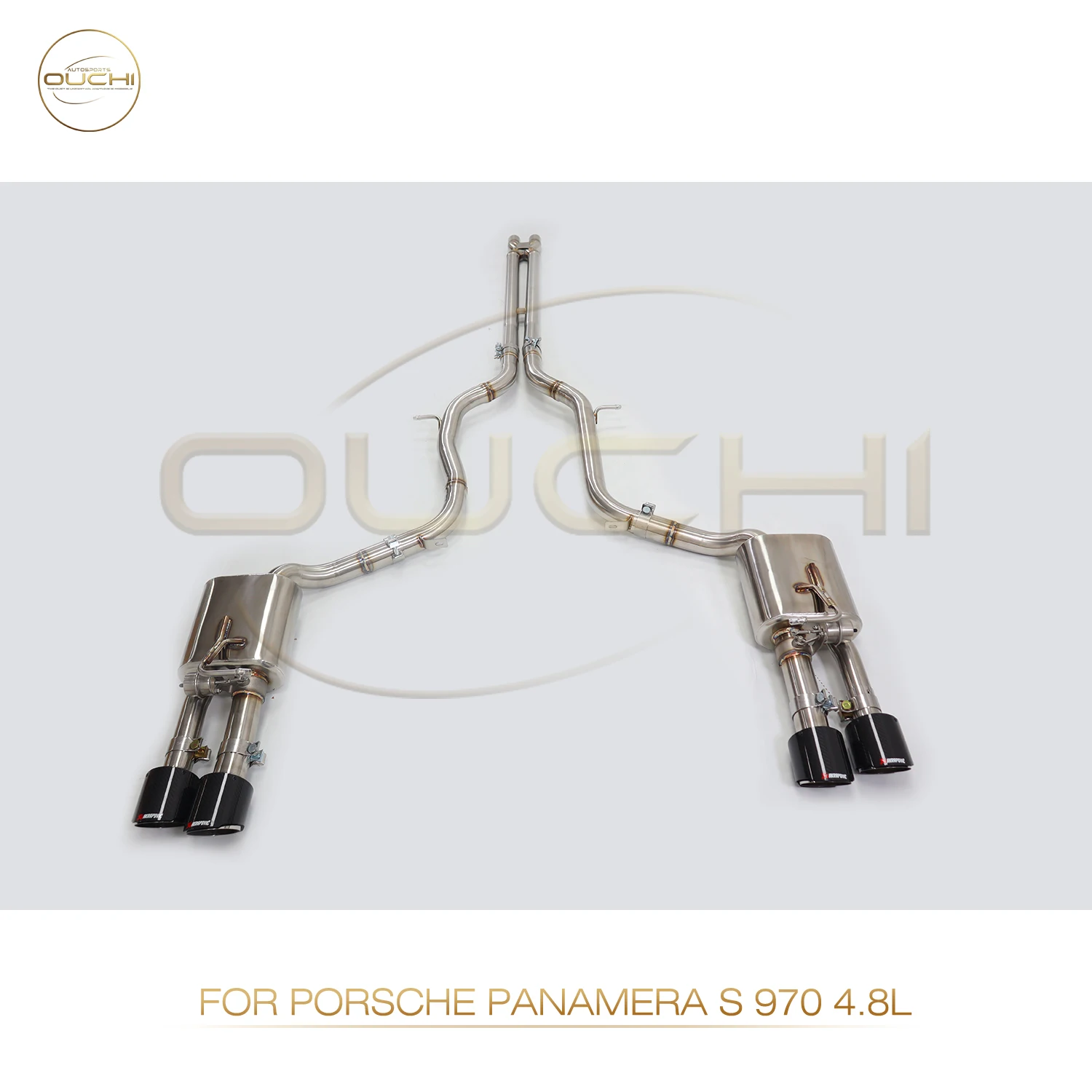 OUCHI Stainless Steel Exhaust System Performance Catback For Porsche Panamera GTS S 970 4.8L Car Electronic Valve Muffler