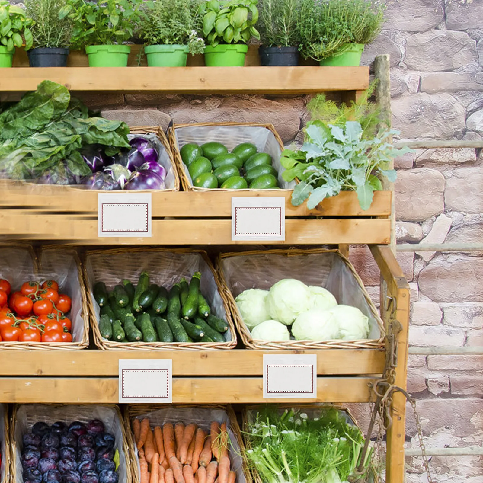 6Pcs Clear Adhesive Card Holders 7.2x10cm Self Stick Pocket Protector Organized Index Card Holder Pocket Protector