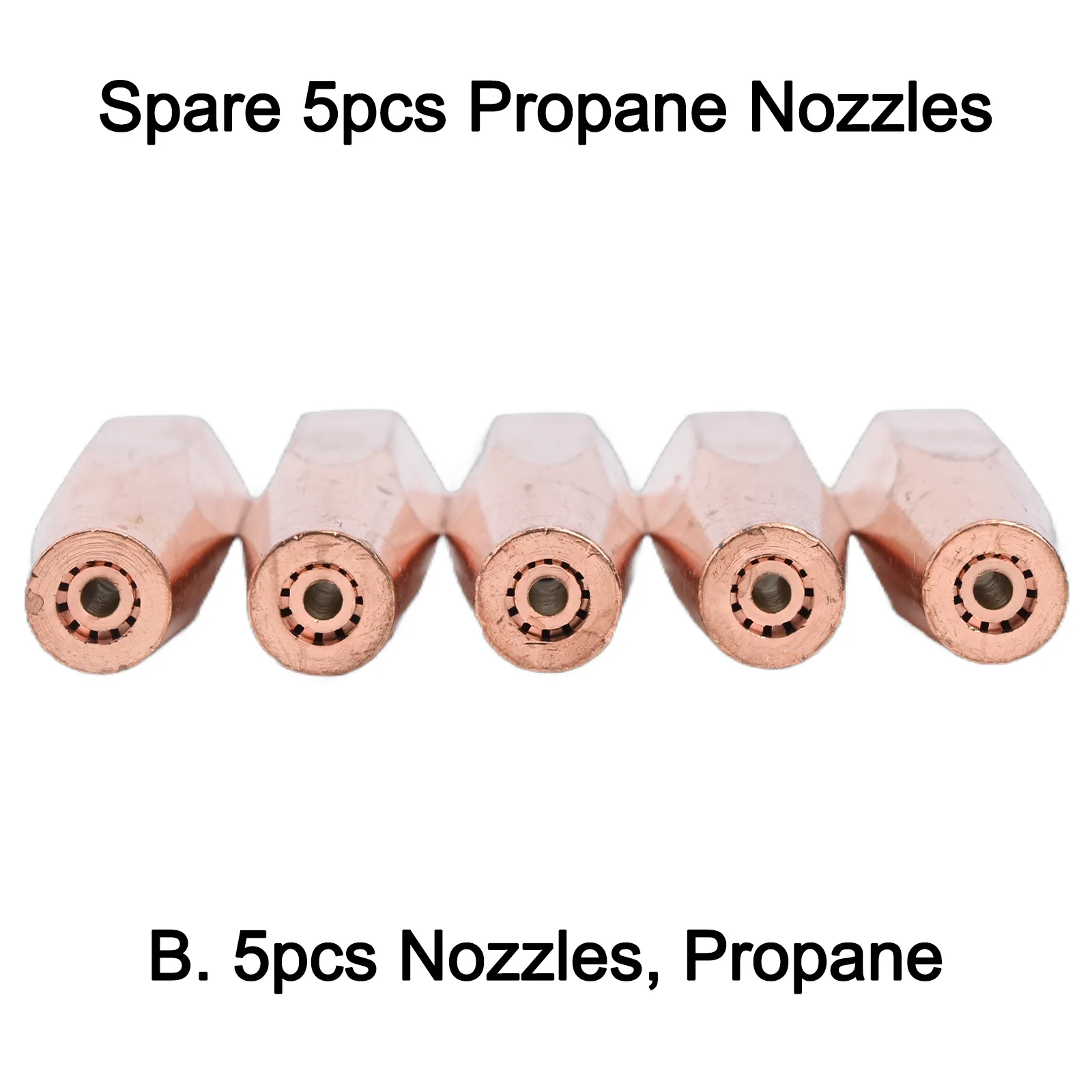 Soldering Tools Welding 5* 5pcs Acetylene Brazing for torch Gas Liquified Nozzle Propane 1.5-2mm Thickness  Soldering