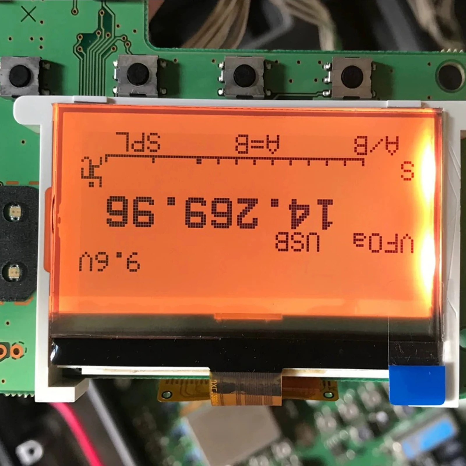 New FT-897D Replacement LCD Screen Panel For Yaesu Shortwave Radio FT897D LCD Screen Repair