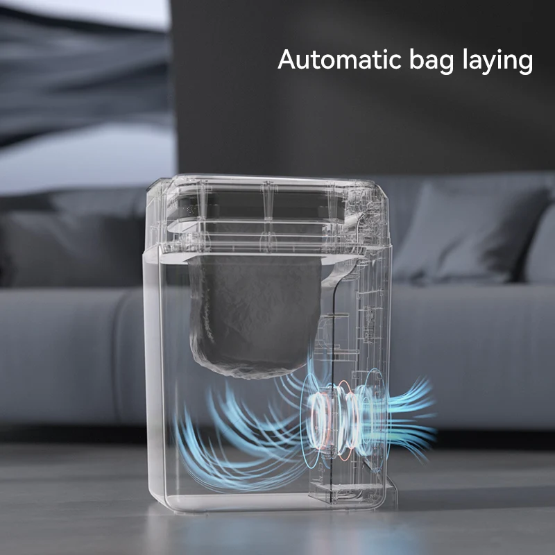 الصين توريد الحزمة التلقائية الذاتي ختم سلة المهملات الذكية نوع الاستشعار مع تطبيق الحمام سلة المهملات الذكية