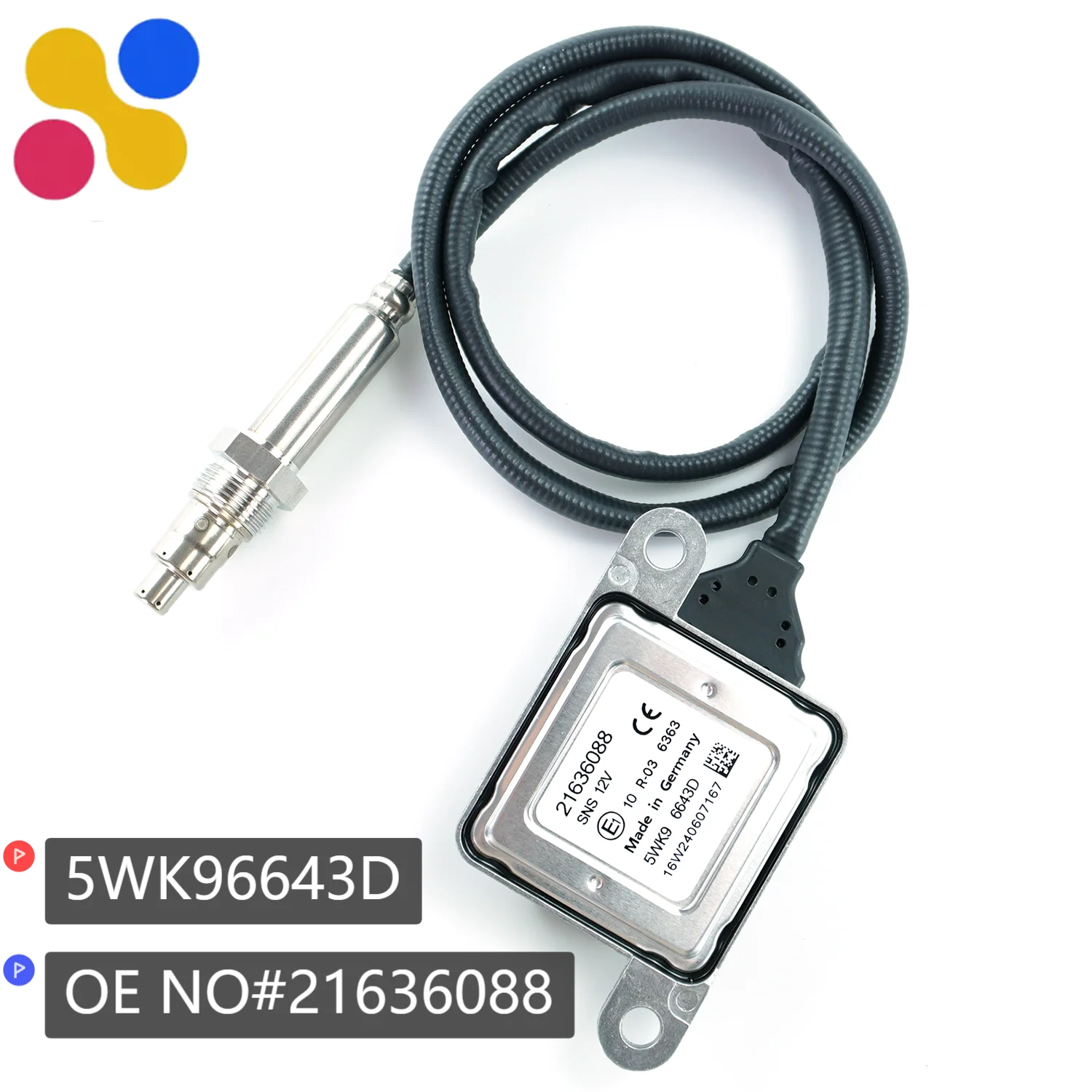 

Датчик NOx для Volvo 5WK96643D 21636088 Датчик оксида азота отличного качества 5WK9 6643D, превосходная производительность, автомобильные аксессуары