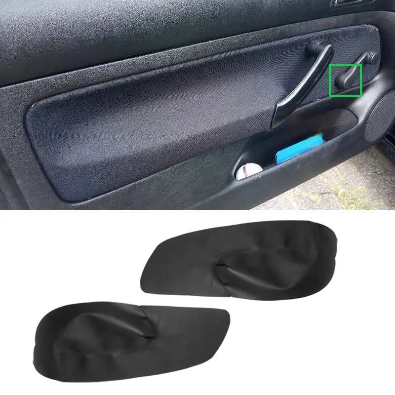 

For VW Golf 4 MK4 1998 - 2005 only for 2 doors Car Microfiber Leather Manual Control Window Front Door Armrest Panel Cover Trim