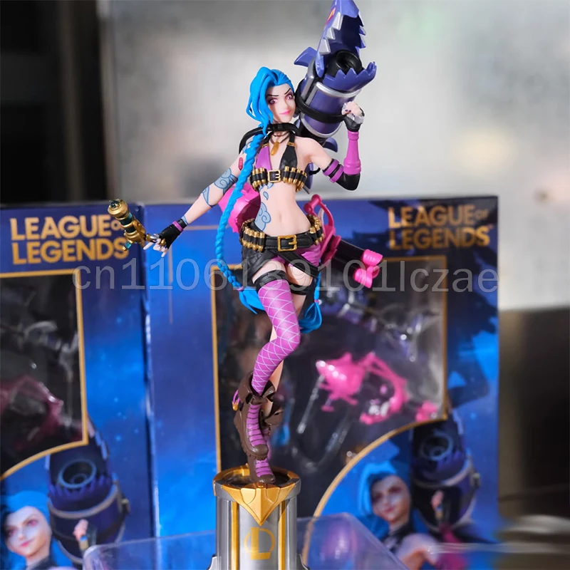 

Фигурки League of Legends: Джинкс, Люкс, Кай'са — 3D коллекционная настольная статуэтка-украшение для коллекционеров аниме и игр, 22 см