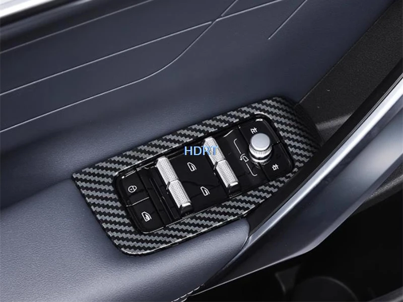 Car Rear Air Vent Outlet Gear Shift Lift Switch Panel Trim Carbon Fibre Interior For Geely Starray/Atlas Pro/Boyue L FX11 2023 +