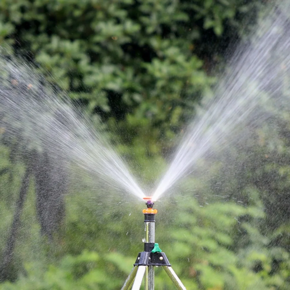 

1 шт. 360 ° Вращающаяся распылительная головка 1/2 дюйма с наружной резьбой, спринклерная насадка для орошения сада для газонов, фермы, сельскохозяйственного полива