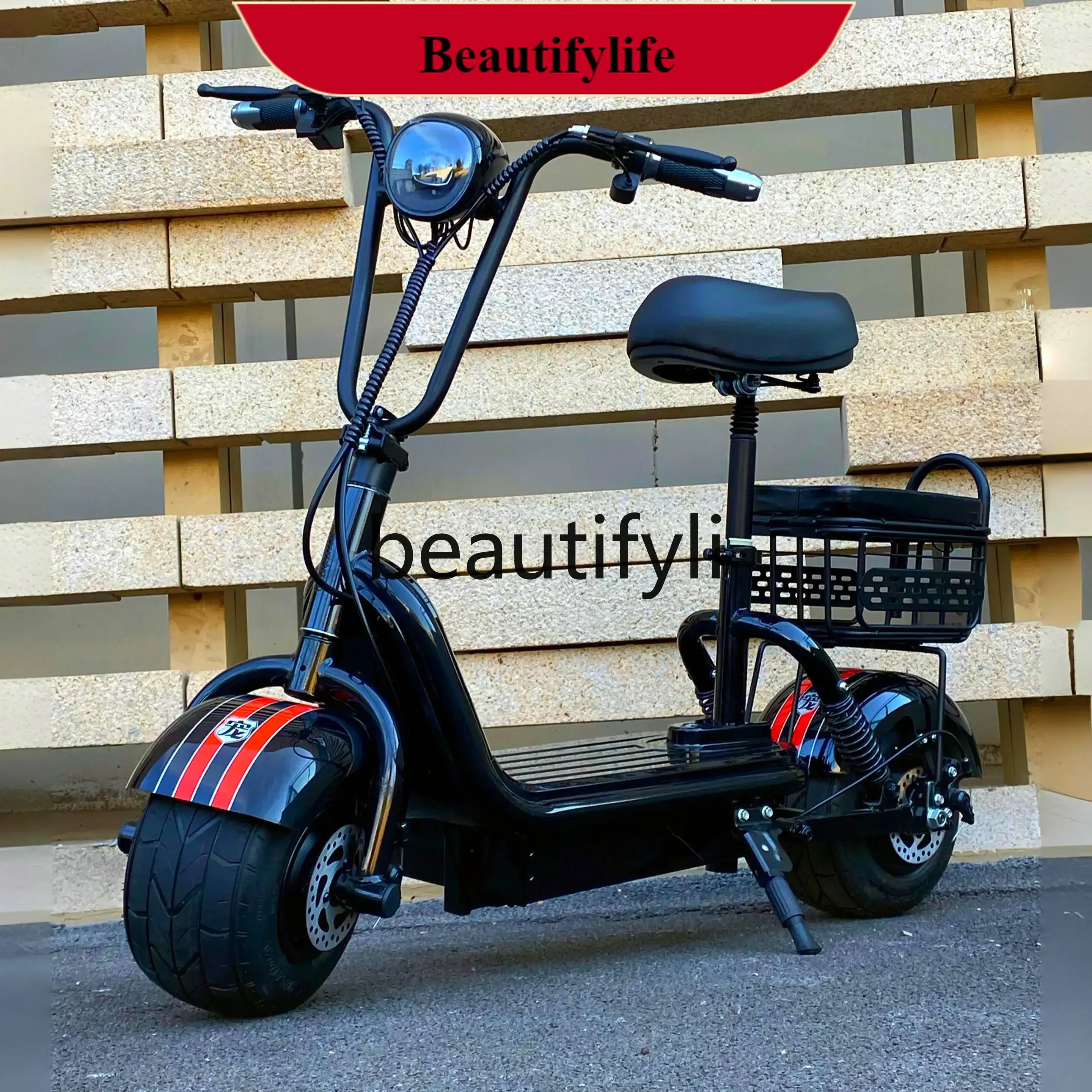 

E132 Small electric vehicle scooter scooter lithium battery mini foldable battery car