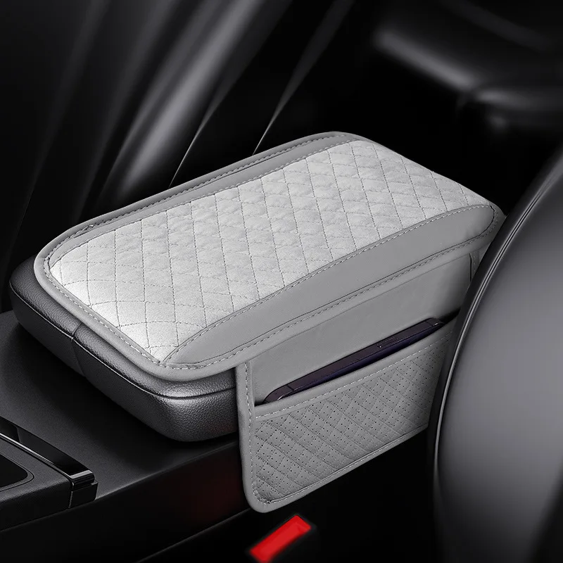 

Wholesale Price Car Plush Suede Armrest Box Pad Heightening Storage and Protective Winter Use Standard Fit Multifunctional