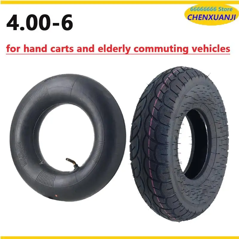 

High quality 4.00-6 thick inner tube tire 4.10/3.50-6 for electric tricycle driver trolley tire accessories
