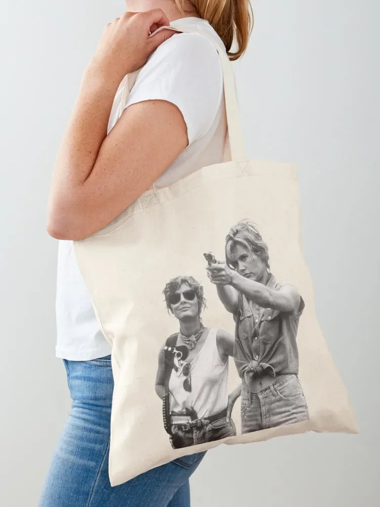 Thelma and Louise t shirt movie geena davis susan sarandon Tote Bag personalized tote tote bag women shoping bag