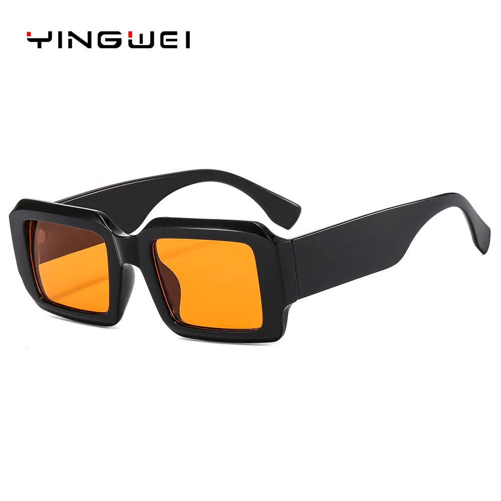 

Vintage Rectangle Sunglasses Fashion Square Candy Color Shades Eyewear Trendy Retro Women Brand Design UV400 Sun Glasses