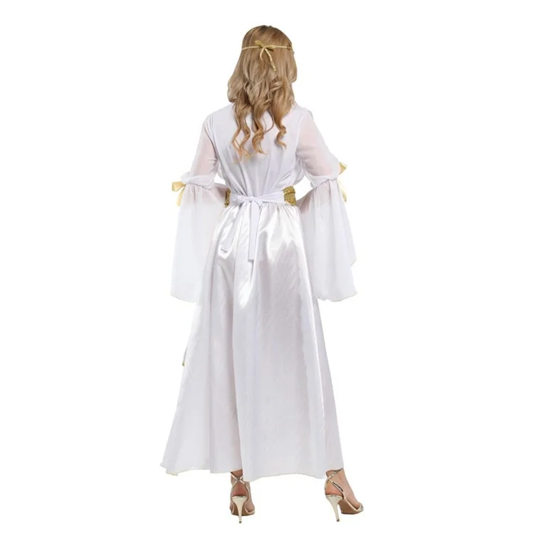 Sexy Greek  Athena Goddess Dress Cosplay Costumes Adult Women Halloween Party Performance Arab Outfits