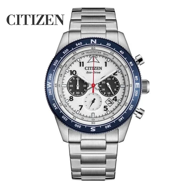 CITIZEN Men orologi Luxury Trend Quartz Calendar impermeabile multifunzione Fancy Round Watch orologio automatico in acciaio