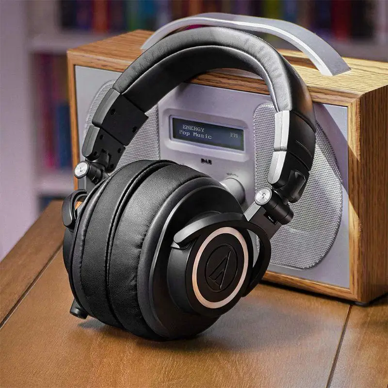 19QA 2 PCS EAR PAD CURCE COVER EARPAD POLLOW สำหรับ ATH-MSR7 M50X M20 M40X SX1