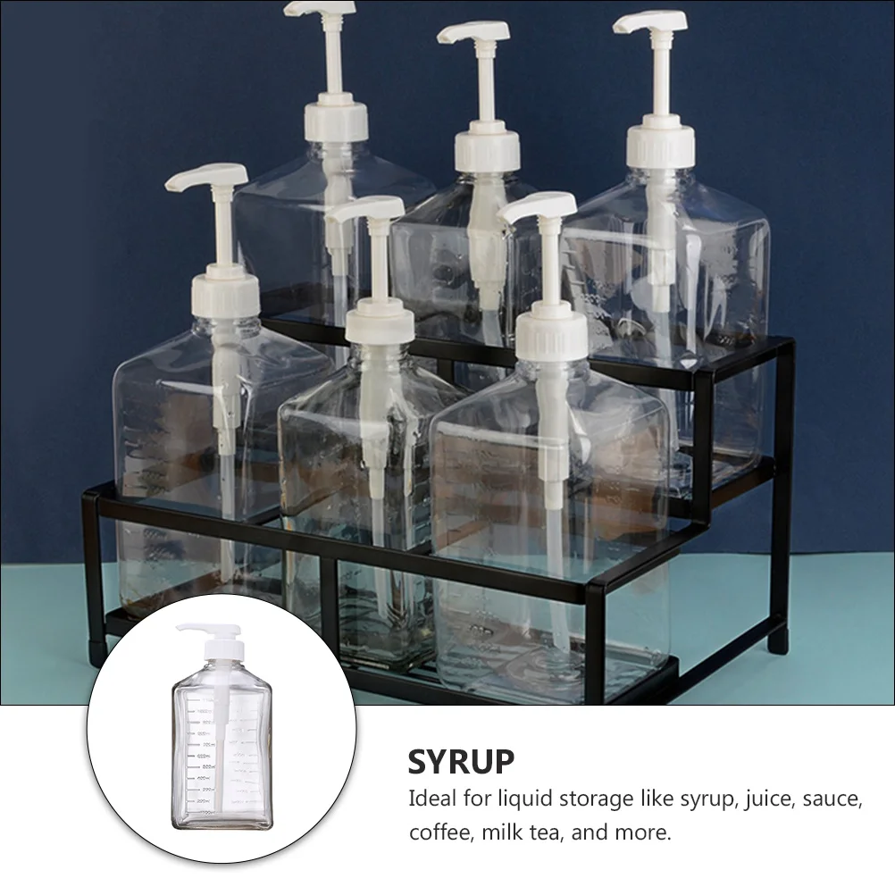 

1Pcs Transparent Syrup Squeeze Bottle 10cc Eco-Friendly PP Plastic Glass Multi-Function Liquid Storage Coffee Squeeze Bottle
