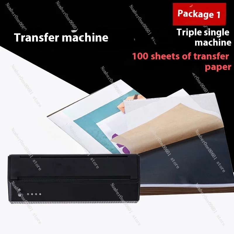 Tattoo Transfer Machine Wireless Mini Portable Tattoo Thermal Transfer Paper