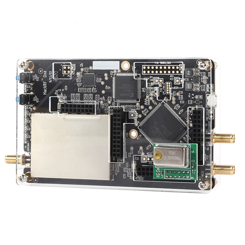 Lastest  HackRF One 1MHz to 6GHz software  SDR Radio demo board + GPS TCXO Module + Clear case