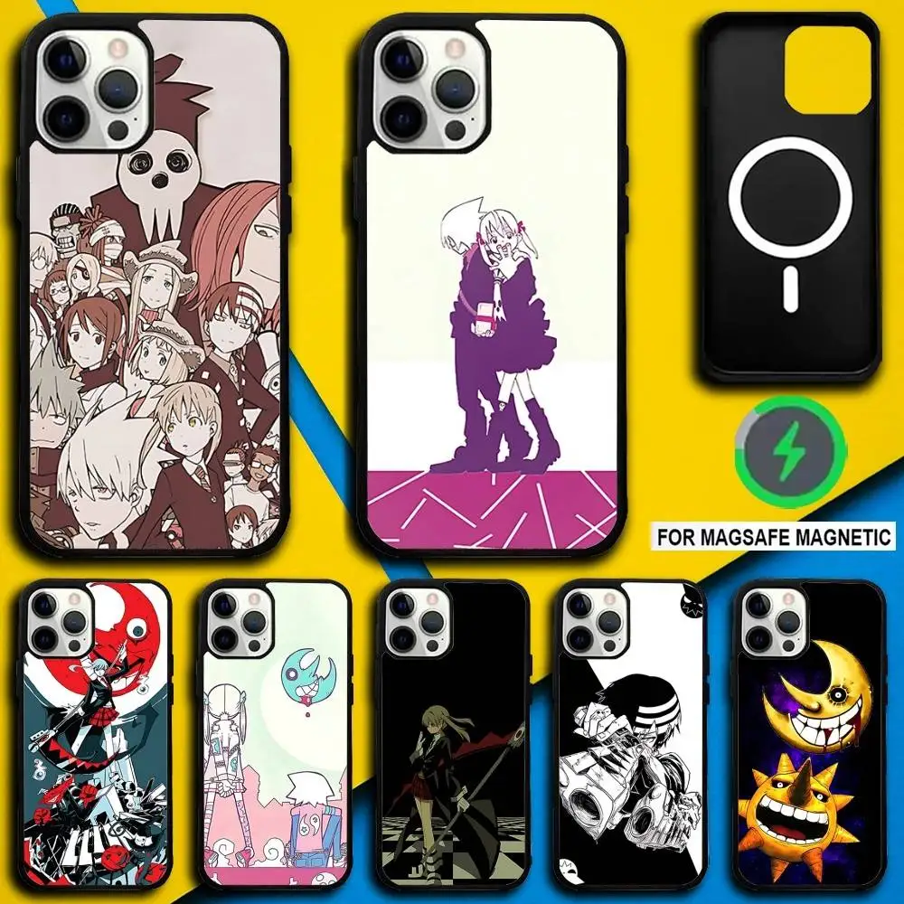 

S-Soul Comics E-EaterS Phone Case For iPhone 17,16,15,14,13,12,11,Pro,Max,Plus,Mini,SE4,E Magnetic Magsafe Wireless Charging