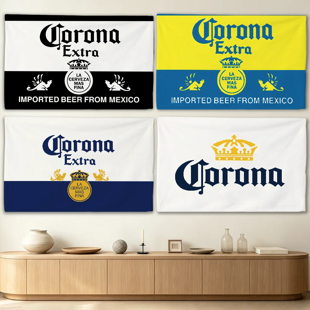 Drink C-Corona Extra flag Advertising Banner for Camping Decoration Outdoor & Garage Wall Hanging Decorations