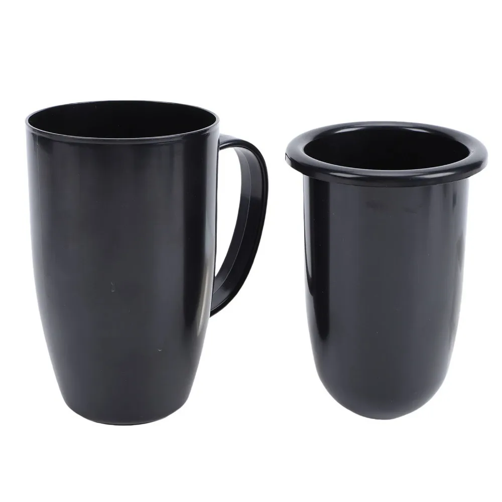 Resin Construction Money Container Cup Shaped Appearance Smooth Storage Bottle Detachable Hidden Inner Compartment Pen Holder