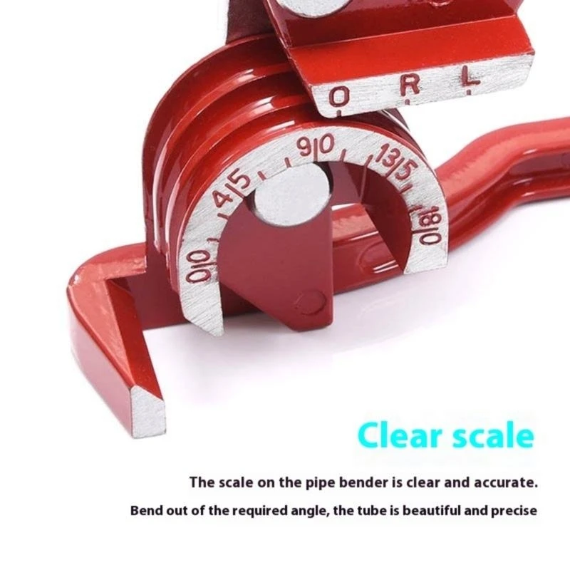 

0XLD Manual Tube Bender Tool For 1/4" 5/16" 3/8" Copper Aluminum Brass Steel Pipes